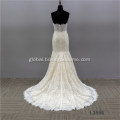 Bridal Dresses Lomg Mermaid Rhinestone Wedding Dress customize Ivory mopping lace sexy tulle bulk mermaid bridal dress wedding dress elegant strapless Factory